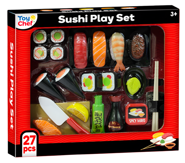 Toy Chef 27-Piece Sushi Play Set