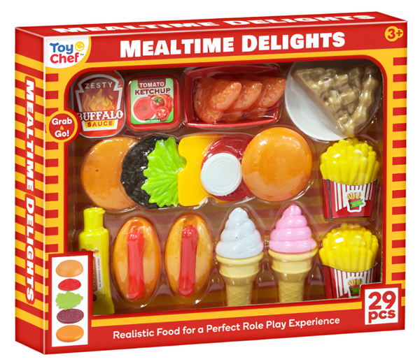 Toy Chef 29-Piece Mealtime Delights Play Set