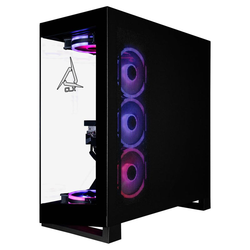 CLX Horus Gaming Desktop - Liquid Cooled Intel Core Ultra 9 285K 3.7GHz 24-Core Processor, 96GB DDR5 Memory, GeForce RTX 5080 16GB GDDR7 Graphics, 2TB NVMe M.2 SSD, 8TB HDD, WiFi, Windows 11 Home 64-bit