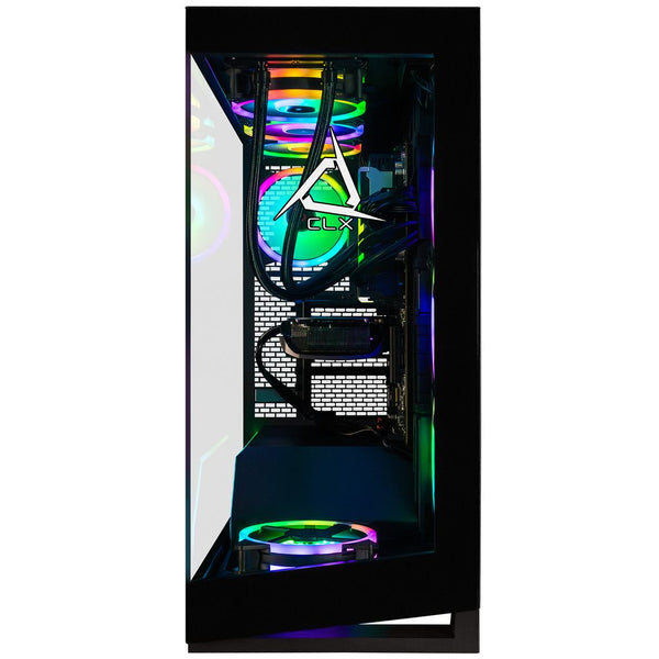CLX Horus Gaming Desktop - Liquid Cooled AMD Ryzen 9 9950X 4.3GHz 16-Core Processor, 96GB DDR5 Memory, GeForce RTX 5080 16GB GDDR7 Graphics, 2TB NVMe M.2 SSD, 8TB HDD, WiFi, Windows 11 Home 64-bit
