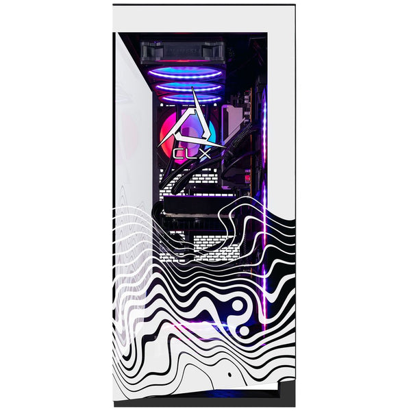 CLX Horus Gaming Desktop - Liquid Cooled AMD Ryzen 7 9800X3D 4.7GHz 8-Core Processor, 64GB DDR5 Memory, GeForce RTX 5070 Ti 16GB GDDR7 Graphics, 2TB NVMe M.2 SSD, 6TB HDD, WiFi, Windows 11 Home 64-bit