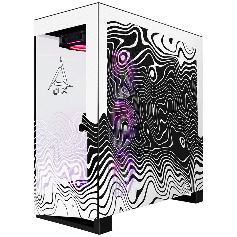 CLX Horus Gaming Desktop - Liquid Cooled AMD Ryzen 7 9800X3D 4.7GHz 8-Core Processor, 64GB DDR5 Memory, GeForce RTX 5070 Ti 16GB GDDR7 Graphics, 2TB NVMe M.2 SSD, 6TB HDD, WiFi, Windows 11 Home 64-bit