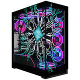 CLX Horus Gaming Desktop - Liquid Cooled Intel Core Ultra 9 285K 3.7GHz 24-Core Processor, 64GB DDR5 Memory, GeForce RTX 5070 Ti 16GB GDDR7 Graphics, 2TB NVMe M.2 SSD, 6TB HDD, WiFi, Windows 11 Home 64-bit