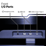 CLX Ra Gaming Desktop - AMD Ryzen 9 9950X3D 4.3GHz 16-Core, ASUS ROG Strix X870-F Gaming ATX Motherboard, 96GB DDR5 Memory, ASUS ROG Astral GeForce RTX 5090 32GB OC Graphics, 4TB Samsung 9100 PRO NVMe M.2 SSD, WiFi, Windows 11 Pro