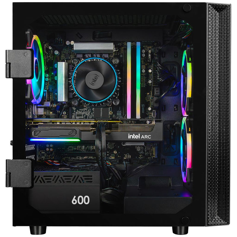 CLX SET Gaming Desktop - Intel Core i5 14400F 2.5GHz 10-Core Processor, 32GB DDR4 Memory, Arc B580 12GB GDDR6 Graphics, 2TB NVMe M.2 SSD, WiFi, Windows 11 Home 64-bit