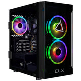 CLX SET Gaming Desktop - AMD Ryzen 7 8700G 4.2GHz 8-Core Processor, 16GB DDR5 Memory, Radeon 780M (CPU Integrated) Graphics, 1TB NVMe M.2 SSD, WiFi, Windows 11 Home