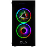 CLX SET Gaming Desktop - AMD Ryzen 7 8700G 4.2GHz 8-Core Processor, 16GB DDR5 Memory, Radeon 780M (CPU Integrated) Graphics, 1TB NVMe M.2 SSD, WiFi, Windows 11 Home