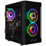 CLX SET Gaming Desktop - AMD Ryzen 7 8700F 4.1GHz 8-Core Processor, 16GB DDR5 Memory, GeForce RTX 5060 8GB GDDR7 Graphics, 1TB NVMe M.2 SSD, WiFi, Windows 11 Home