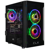 CLX SET Gaming Desktop - Intel Core i5 14400F 2.5GHz 10-Core Processor, 16GB DDR5 Memory, GeForce RTX 5050 8GB GDDR6 Graphics, 1TB NVMe M.2 SSD, WiFi, Windows 11 Home