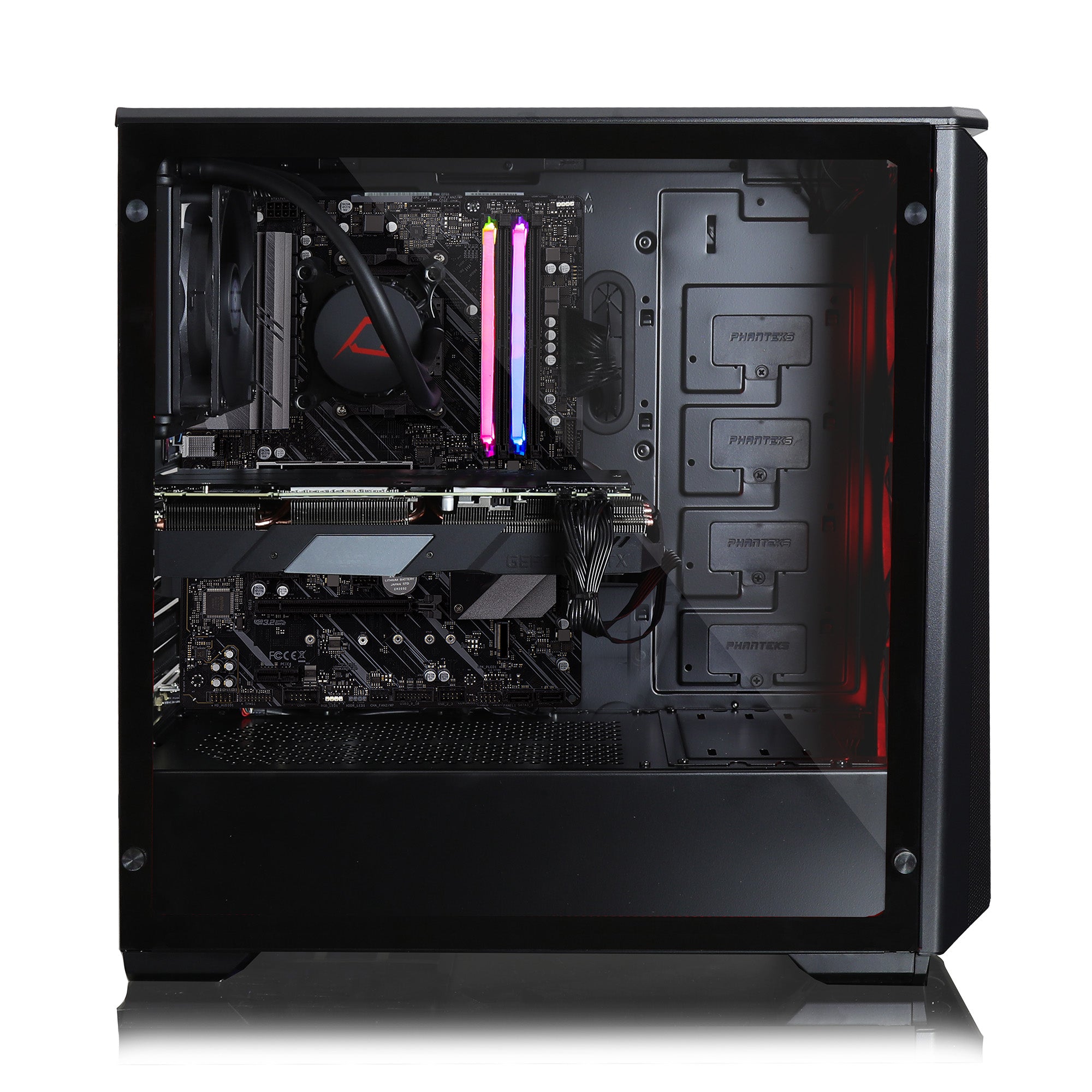 CLX SET VR-Ready Gaming Desktop - Liquid Cooled AMD Ryzen 9 5900X 3.7Ghz 12-Core Processor, 32GB DDR4 Memory, GeForce RTX 3070 8GB GDDR6 Graphics, 960GB SSD, 4TB HDD, WiFi, Windows 11 Home 64-bit