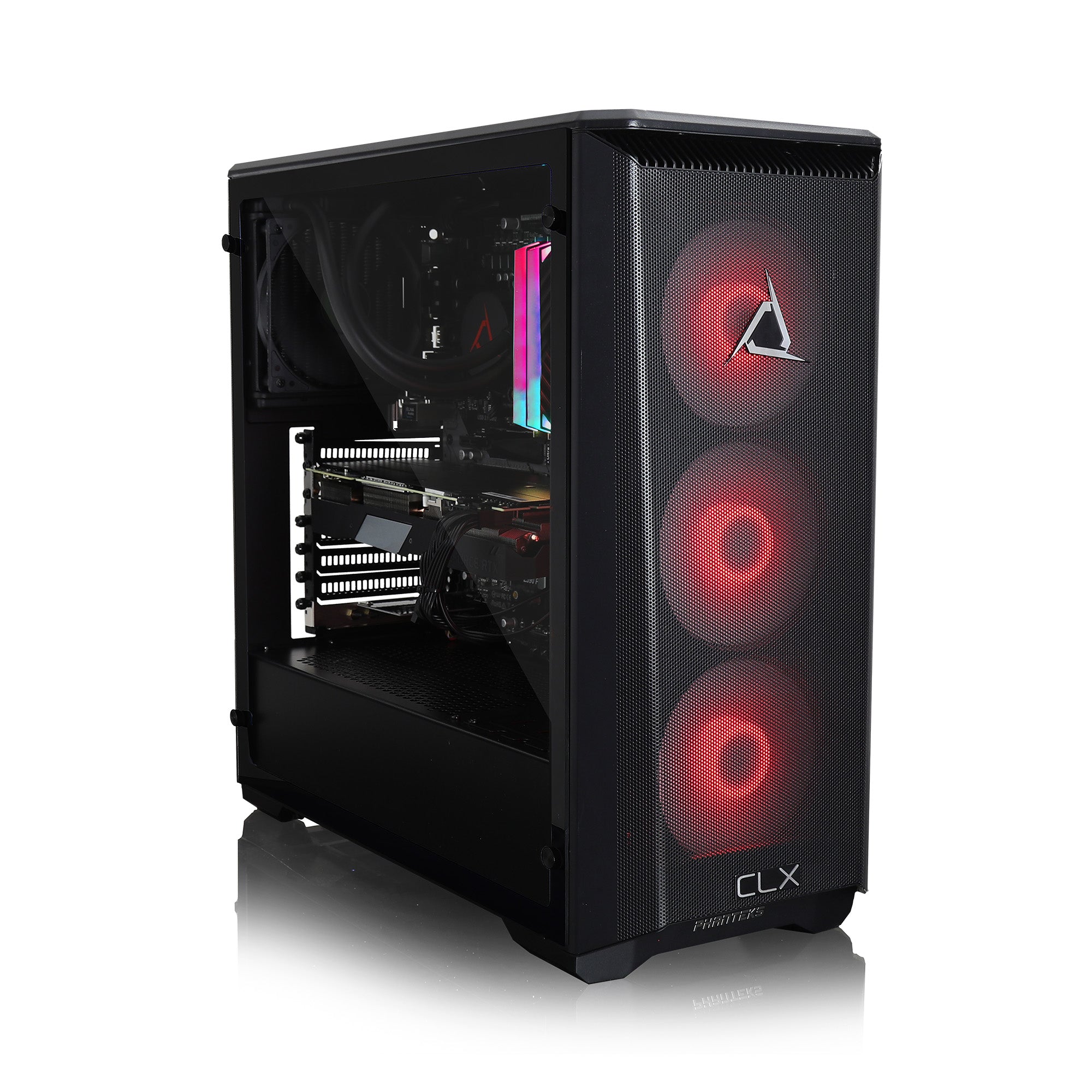 CLX SET VR-Ready Gaming Desktop - Liquid Cooled AMD Ryzen 9 5900X 3.7Ghz 12-Core Processor, 32GB DDR4 Memory, GeForce RTX 3070 8GB GDDR6 Graphics, 960GB SSD, 4TB HDD, WiFi, Windows 11 Home 64-bit