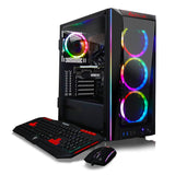 CLX SET VR-Ready Gaming Desktop - Liquid Cooled Intel Core i9 10900KF 3.7GHz 10-Core Processor, 32GB DDR4 Memory, GeForce RTX 3060 Ti 8GB GDDR6 Graphics, 960GB SSD, 4TB HDD, WiFi, Windows 11 Home 64-bit