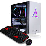 CLX SET Gaming Desktop - Liquid Cooled Intel Core i5 11600KF 3.9GHz 6-Core Processor, 16GB DDR4 Memory, GeForce RTX 3060 12GB GDDR6 Graphics, 500GB SSD, 3TB HDD, WiFi, Windows 11 Home 64-bit
