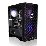 CLX SET Gaming Desktop - Liquid Cooled AMD Ryzen 5 5600X 3.7GHz 6-Core Processor, 16GB DDR4 Memory, GeForce RTX 3060 12GB GDDR6 Graphics, 500GB SSD, 3TB HDD, WiFi, Windows 11 Home 64-bit