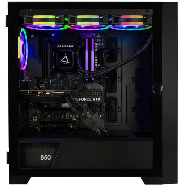 CLX SET Gaming Desktop - Liquid Cooled Intel Core i9 14900KF 3.2GHz 24-Core Processor, 32GB DDR5 Memory, GeForce RTX 5080 16GB GDDR7 Graphics, 2TB NVMe M.2 SSD, WiFi, Windows 11 Home 64-bit