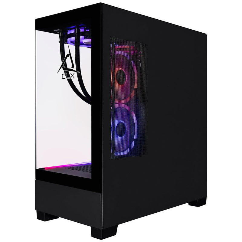 CLX SET Gaming Desktop - Liquid Cooled Intel Core i9 14900KF 3.2GHz 24-Core Processor, 64GB DDR5 Memory, GeForce RTX 5080 16GB GDDR7 Graphics, 2TB NVMe M.2 SSD, 4TB HDD, WiFi, Windows 11 Home 64-bit