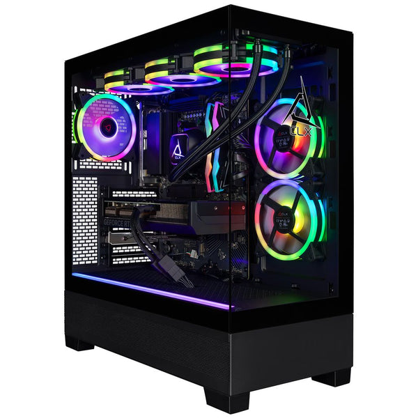 CLX SET Gaming Desktop - Liquid Cooled AMD Ryzen 7 9800X3D 4.7GHz 8-Core Processor, 32GB DDR5 Memory, GeForce RTX 5080 16GB GDDR7 Graphics, 2TB NVMe M.2 SSD, WiFi, Windows 11 Home 64-bit
