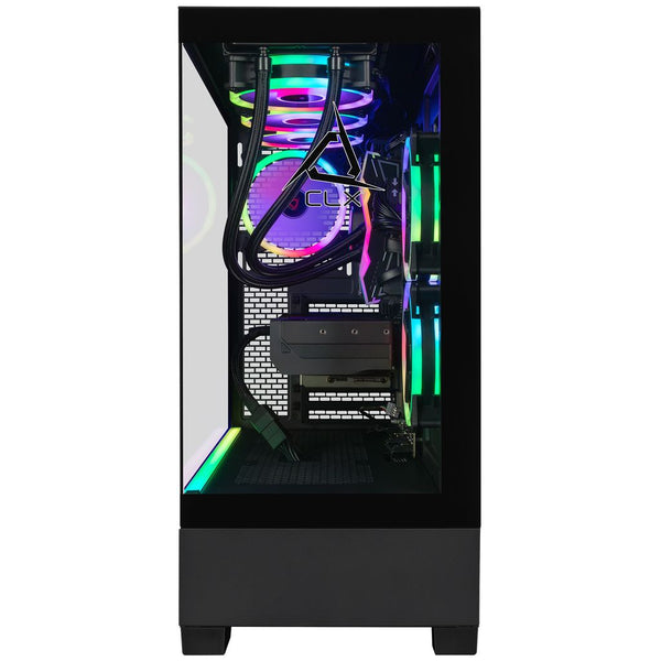 CLX SET Gaming Desktop - Liquid Cooled AMD Ryzen 7 9800X3D 4.7GHz 8-Core Processor, 32GB DDR5 Memory, GeForce RTX 5080 16GB GDDR7 Graphics, 2TB NVMe M.2 SSD, WiFi, Windows 11 Home 64-bit