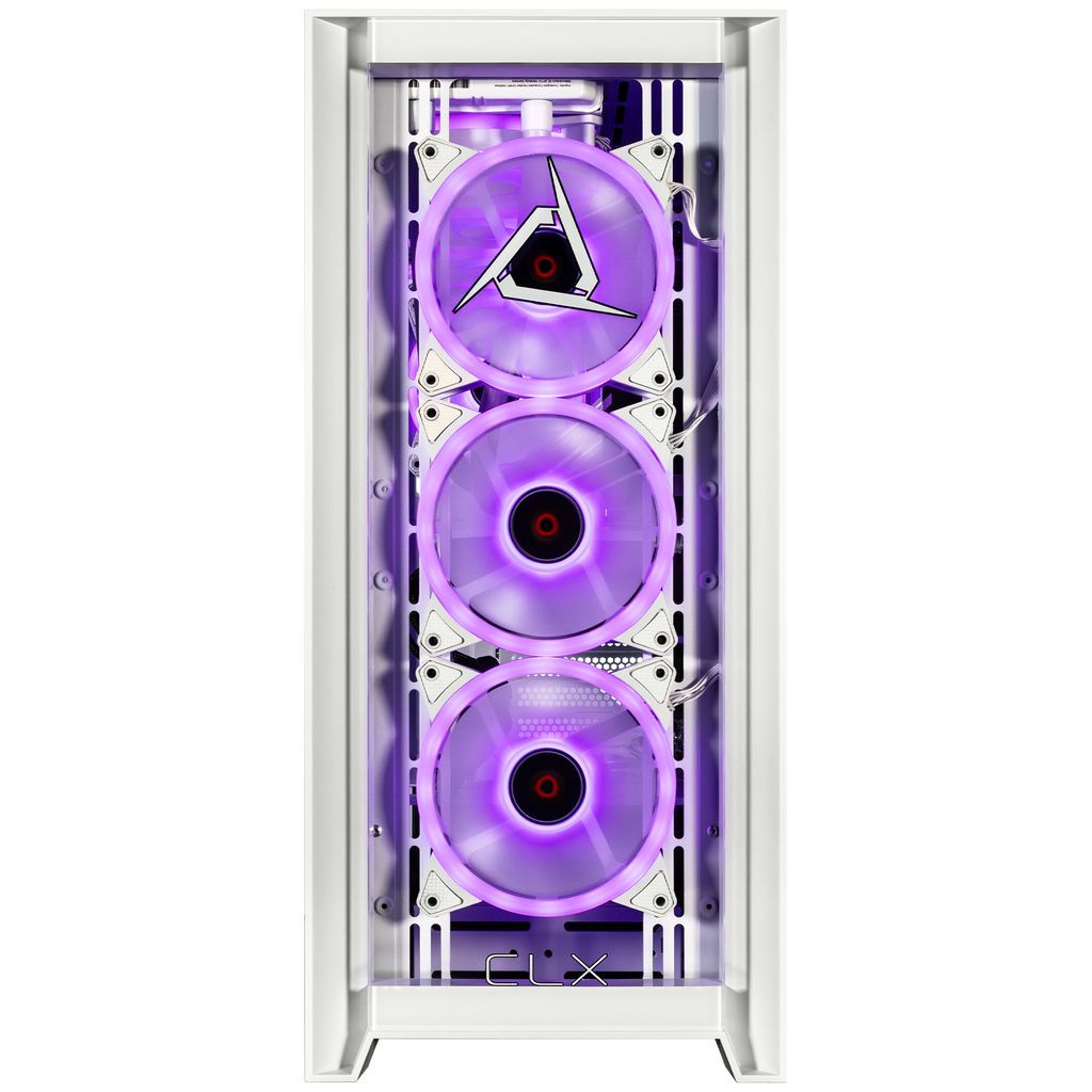 CLX SET Gaming Desktop - Liquid Cooled Intel Core Ultra 9 285K 3.7GHz 24-Core Processor, 64GB DDR5 Memory, GeForce RTX 5070 12GB GDDR7 Graphics, 2TB NVMe M.2 SSD, 4TB HDD, WiFi, Windows 11 Home 64-bit