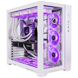 CLX SET Gaming Desktop - Liquid Cooled AMD Ryzen 7 7800X3D 4.2GHz 8-Core Processor, 64GB DDR5 Memory, GeForce RTX 5070 12GB GDDR7 Graphics, 2TB NVMe M.2 SSD, 6TB HDD, WiFi, Windows 11 Home 64-bit