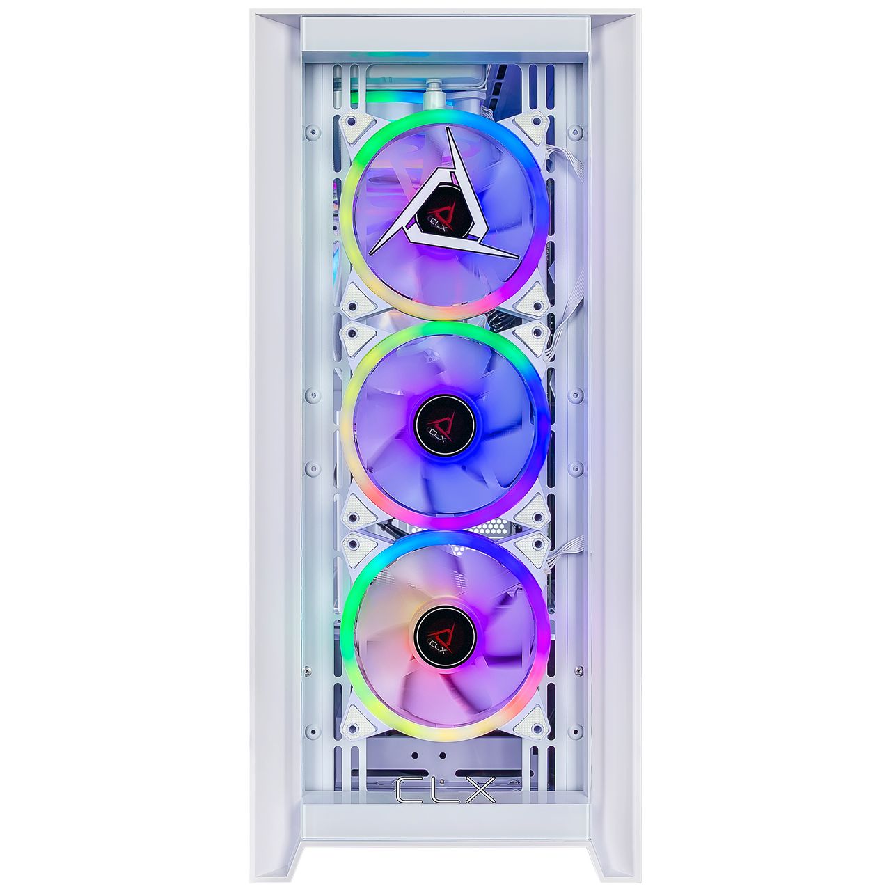 CLX SET Gaming Desktop - Liquid Cooled AMD Ryzen 9 9900X 4.4GHz 12-Core Processor, 32GB DDR5 Memory, GeForce RTX 5070 Ti 16GB GDDR7 Graphics, 2TB NVMe M.2 SSD, WiFi, Windows 11 Home 64-bit