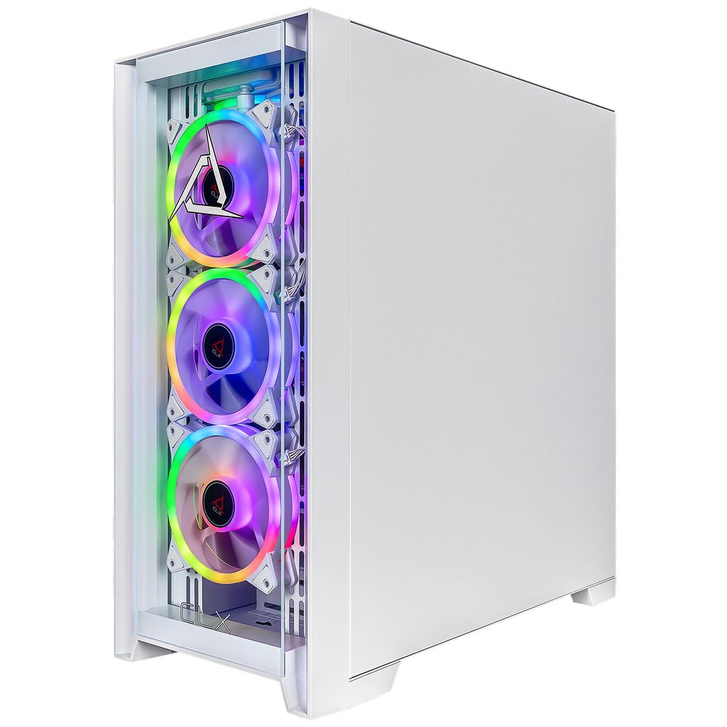 CLX SET Gaming Desktop - Liquid Cooled AMD Ryzen 9 9900X 4.4GHz 12-Core Processor, 32GB DDR5 Memory, GeForce RTX 5070 Ti 16GB GDDR7 Graphics, 2TB NVMe M.2 SSD, WiFi, Windows 11 Home 64-bit