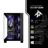 CLX SET Gaming Desktop - Intel Core Ultra 9 285K 3.7GHz 24-Core Processor, 32GB DDR5 Memory, GeForce RTX 5080 16GB GDDR7 Graphics, 2TB NVMe M.2 SSD, WiFi, Windows 11 Home