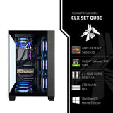 CLX SET Gaming Desktop - AMD Ryzen 7 9800X3D 4.7GHz 8-Core Processor, 32GB DDR5 Memory, GeForce RTX 5080 16GB GDDR7 Graphics, 2TB NVMe M.2 SSD, WiFi, Windows 11 Home