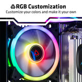 CLX SET Gaming Desktop - Liquid Cooled AMD Ryzen 7 7800X3D 4.2GHz 8-Core Processor, 32GB DDR5 Memory, Radeon RX 9070 XT 16GB GDDR6 Graphics, 2TB NVMe M.2 SSD, WiFi, Windows 11 Home 64-bit