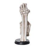 Transpac Resin Light Up Creepy Skeleton Lantern Decor