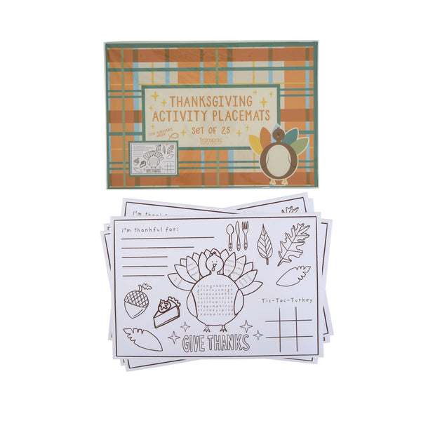 Transpac Paper Thanksgiving Activity Placemats
