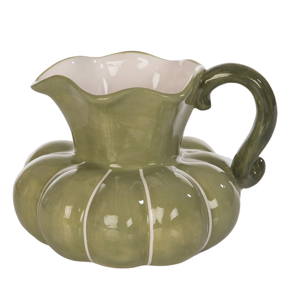 Transpac Ceramic Pumpkin Pitcher