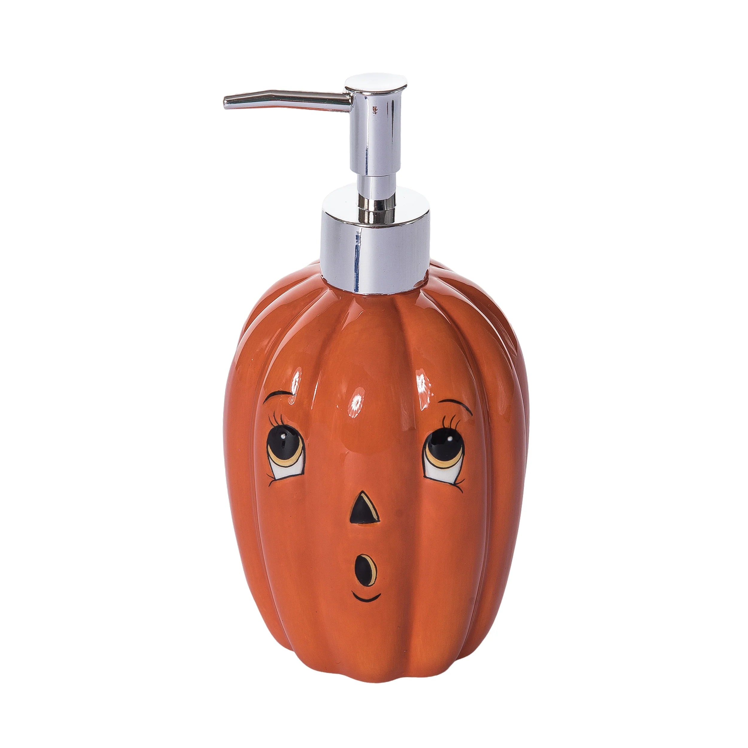 Transpac Dolomite Vintage Pumpkin Soap Dispenser