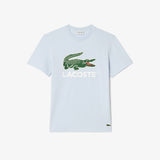 Lacoste Mens Signature Print Cotton Short Sleeve T-Shirt