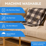 TheraHaus Therapedic 50X60 Essential Collection Heated Throw Blanket