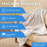 TheraHaus Therapedic 50X60 Essential Collection Heated Throw Blanket