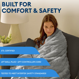 TheraHaus Therapedic 50X70 Luxe Collection Heated Throw Blanket