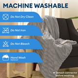 TheraHaus Therapedic 50X70 Luxe Collection Heated Throw Blanket