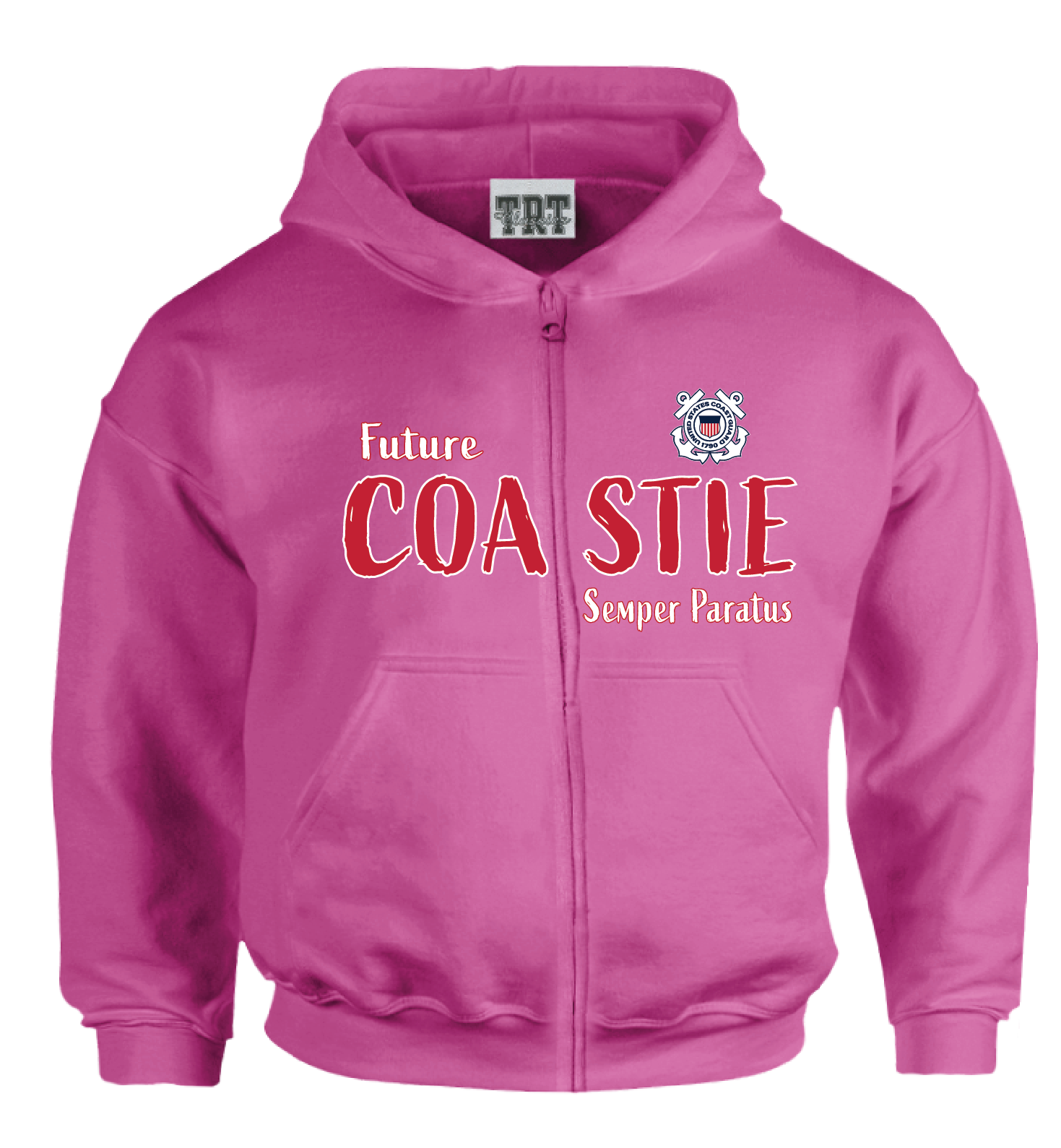 Coast Guard Toddler Full Zip Hoodie Sweatshirt