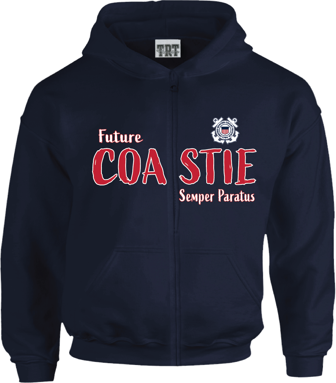 Coast Guard Toddler Full Zip Hoodie Sweatshirt