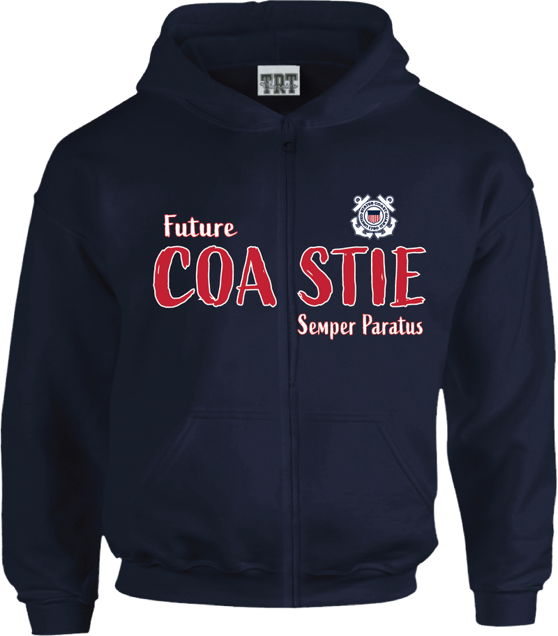 Coast Guard Toddler Full Zip Hoodie Sweatshirt