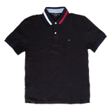Tommy Hilfiger Mens Tipped Collar Slim Fit Polo