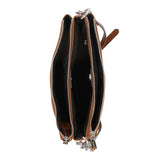 Tahari Cindy Triple Compartment Crossbody Handbag