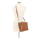 Tahari Cindy Triple Compartment Crossbody Handbag