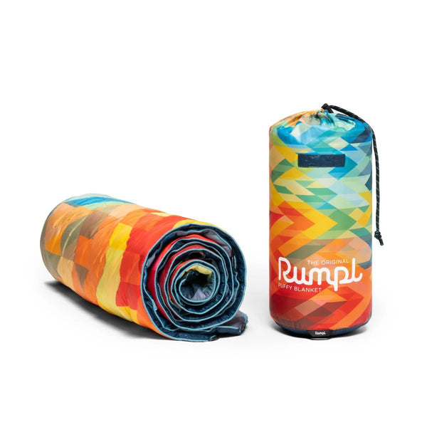 Rumpl Original Puffy Blanket - Geo Cool
