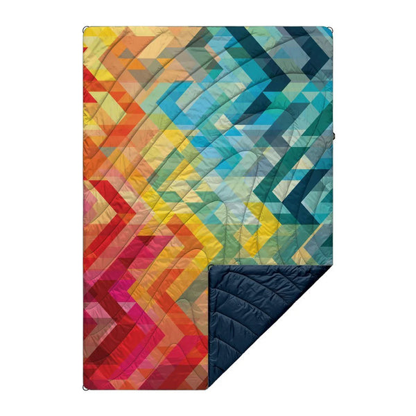 Rumpl Original Puffy Blanket - Geo Cool