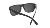 Knockaround Torrey Pines Matte Black Frame - Red Sunset Mirrored Lens - Polarized Sunglasses