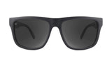 Knockaround Black on Black Torrey Pines Black Frames - Black Smoke Lens - Polarized Sunglasses