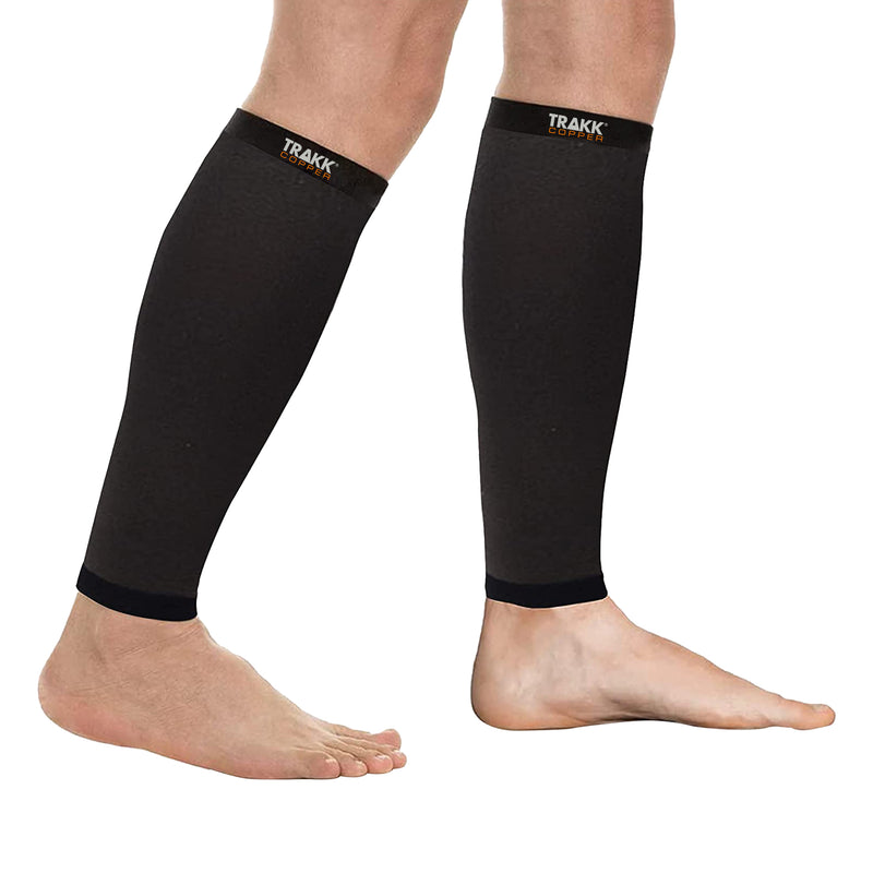 TRAKK Copper Calf Calf Support Sleeves - S/M