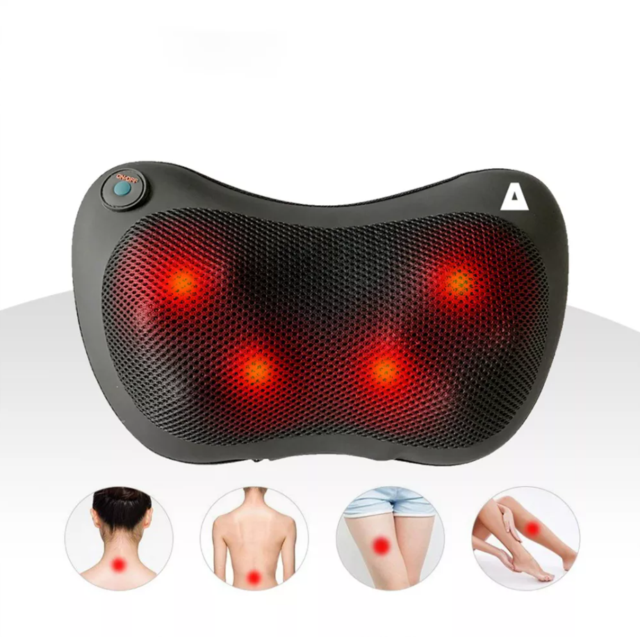 TRAKK Shiatsu Car & Home Massager With Heat Pillow